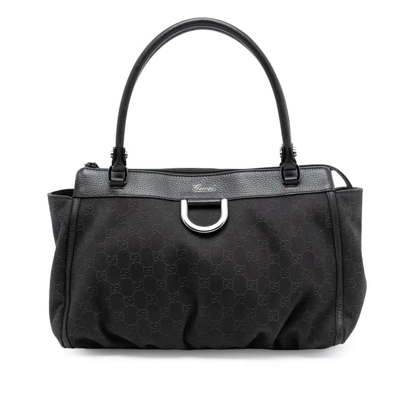 Gucci GG Canvas Abbey D Ring Tote Brown Very good condition - Front View