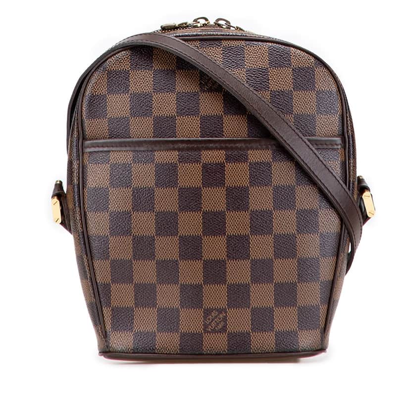 Louis Vuitton Damier Ebene Ipanema PM Brown Canvas Very good condition - Front View