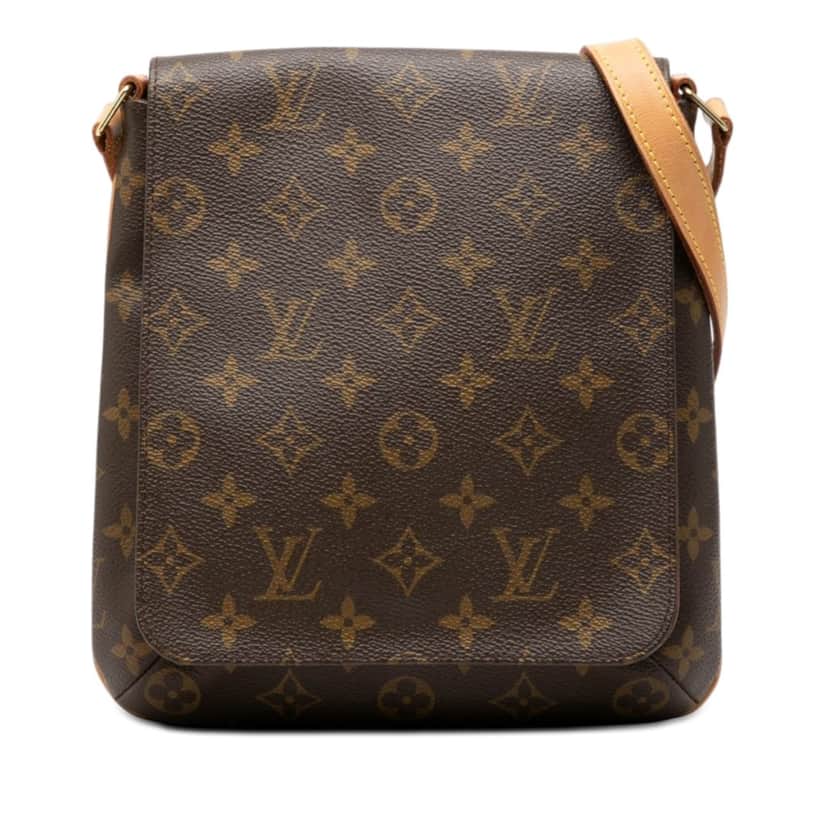 Louis Vuitton Monogram Musette Salsa PM Short Strap Brown Very good condition - Front View