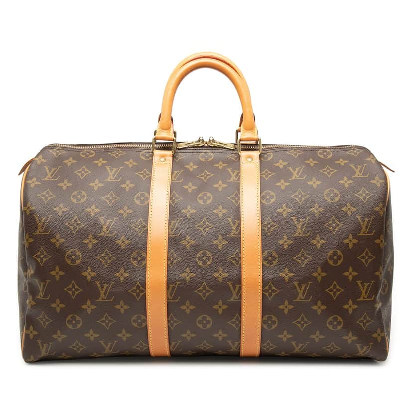 Louis Vuitton Monogram Keepall 45 Brown Very good condition - Front View