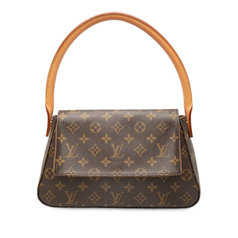 Louis Vuitton Monogram Mini Looping Brown Very good condition - Front View