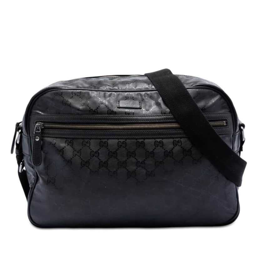 Gucci GG Imprime Crossbody Black Very good condition - Front View