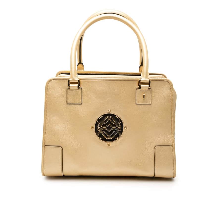 Loewe Goatskin Amazona 32 Gold Leather Very good condition - Front View