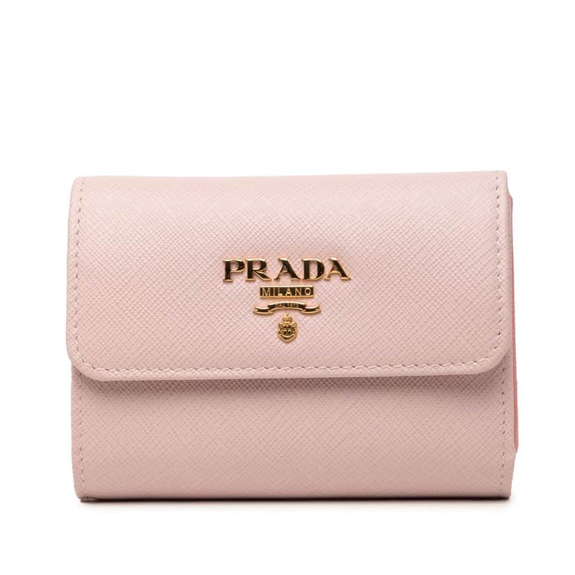 Prada Saffiano Trifold Wallet
