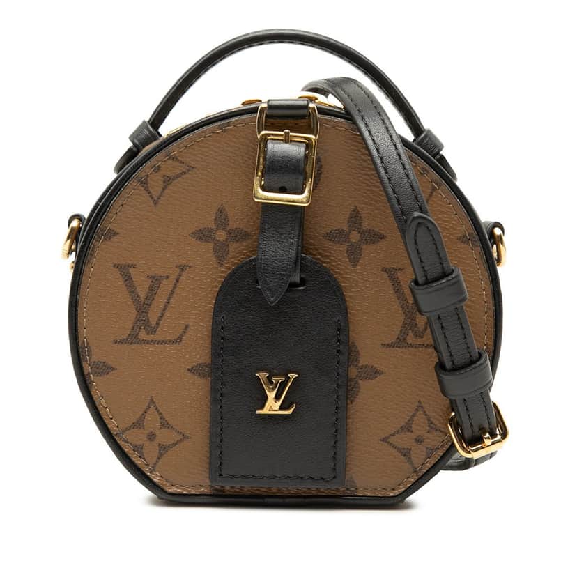 Louis Vuitton Monogram Reverse Mini Boite Chapeau Brown Very good condition - Front View