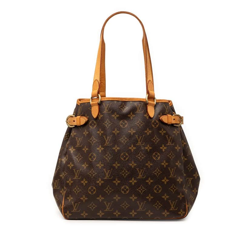 Louis Vuitton Monogram Batignolles Vertical Tote Brown Very good condition - Front View