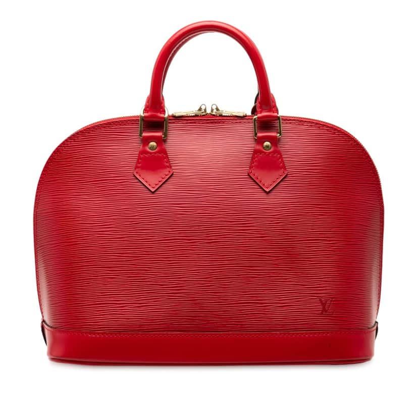Louis Vuitton Epi Alma PM Red Leather Very good condition - Front View