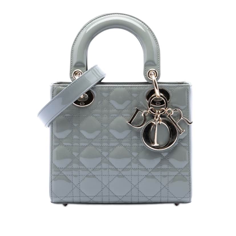 Dior Small Patent Cannage Lady Dior Other Leather Very good condition - Front View