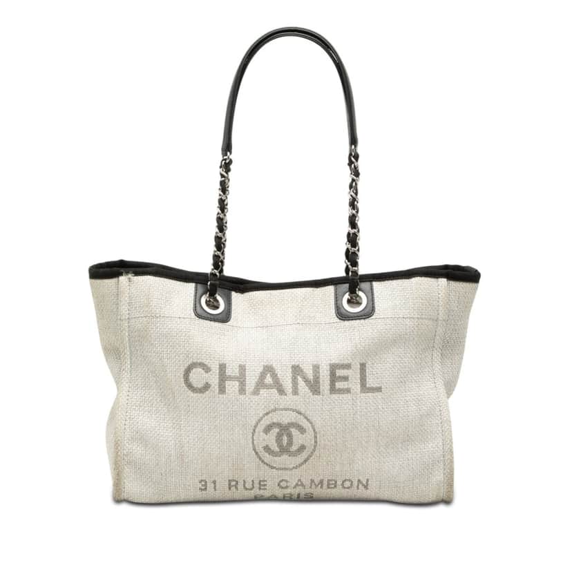 Chanel Small Canvas Deauville Tote Other Very good condition - Front View