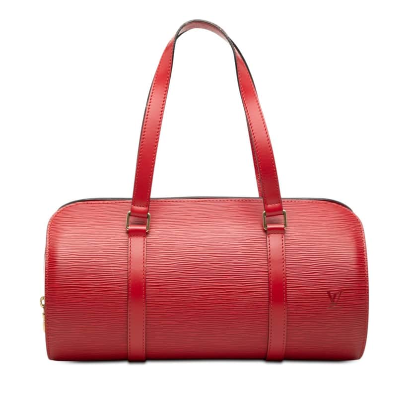 Louis Vuitton Epi Soufflot Red Leather Very good condition - Front View
