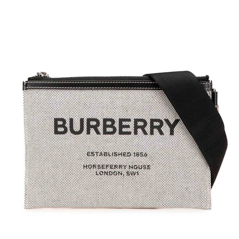 Burberry Canvas Horseferry Print Callum Crossbody Other Very good condition - Front View