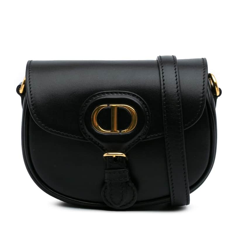 Dior Micro Calfskin Bobby Crossbody Black Leather Very good condition - Front View