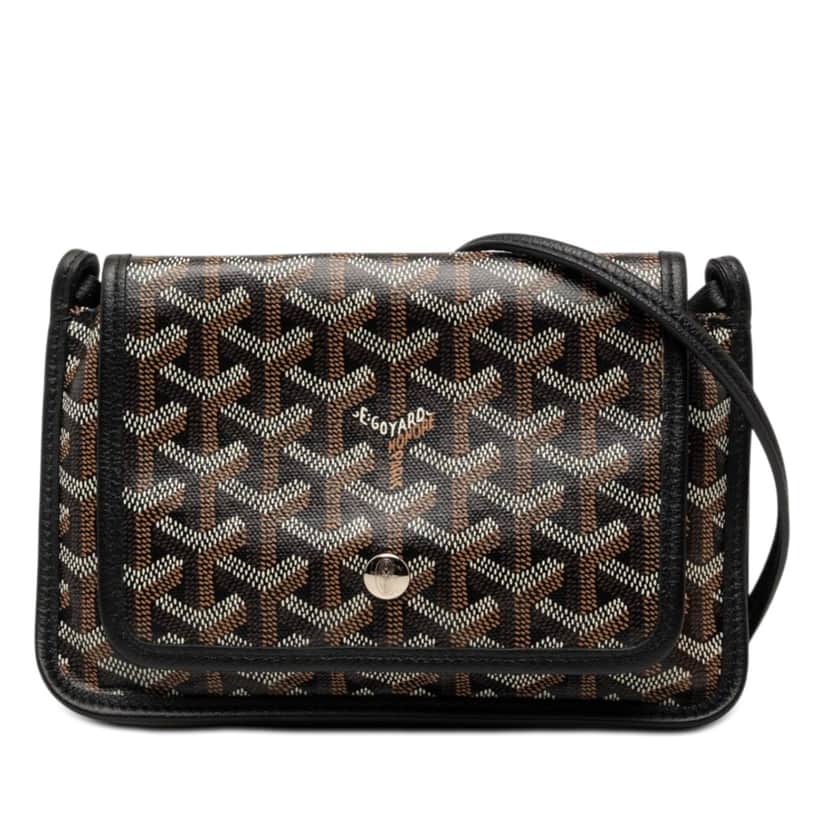 Goyard Goyardine Plumet Pocket Wallet Black Very good condition - Front View