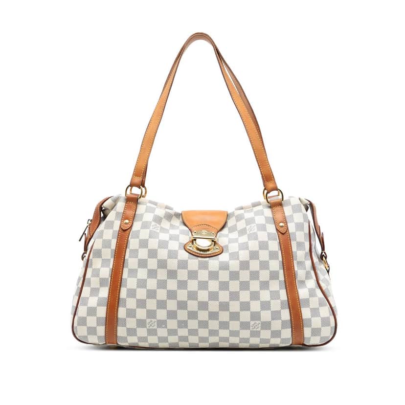 Louis Vuitton Damier Azur Stresa GM White Very good condition - Front View