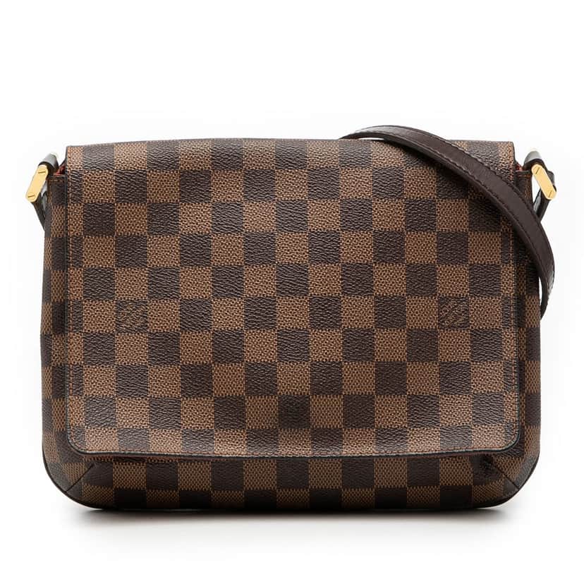 Louis Vuitton Damier Ebene Musette Tango Long Strap Brown Very good condition - Front View