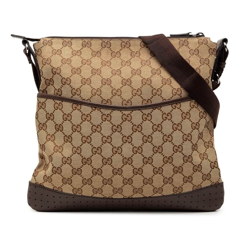 Gucci GG Canvas Crossbody Beige Very good condition - Front View