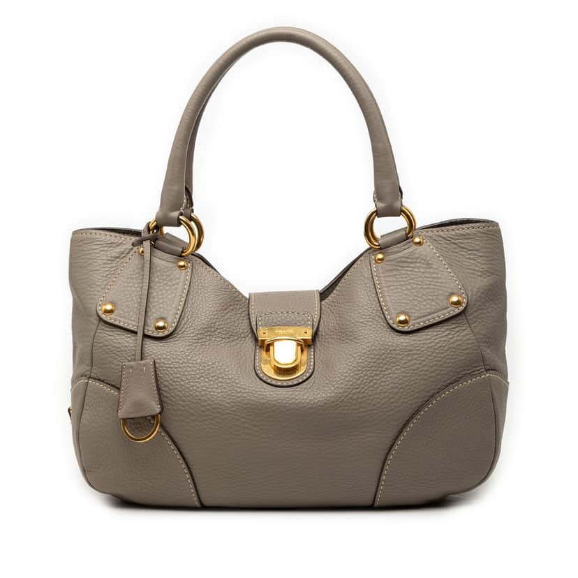 Prada Vitello Daino Shoulder Bag Other Leather Very good condition - Front View