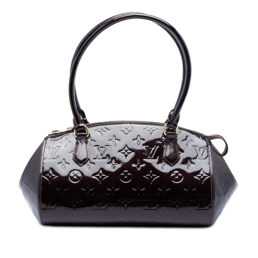 Louis Vuitton Monogram Vernis Sherwood PM Purple Leather Very good condition - Front View