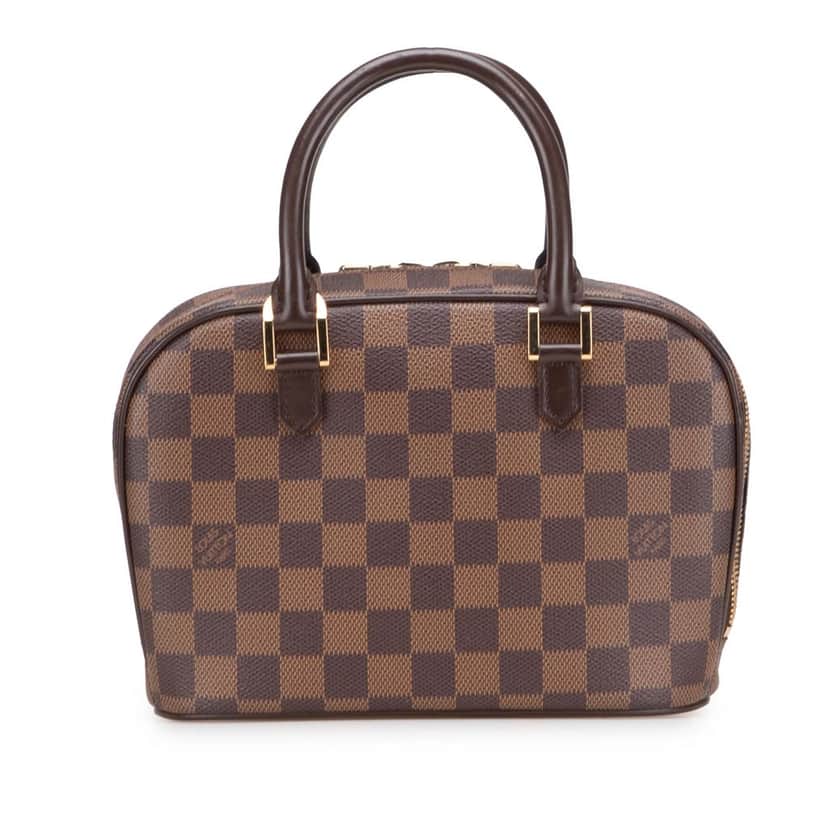 Louis Vuitton Damier Ebene Mini Sarria Brown Canvas Very good condition - Front View