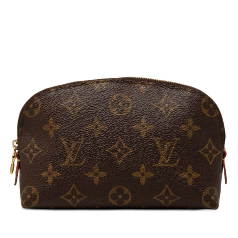 Louis Vuitton Monogram Cosmetic Pouch PM Brown Good condition - Front View