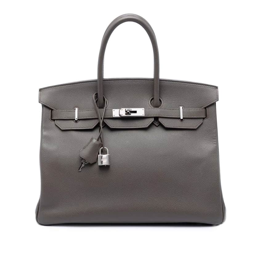 Hermès Epsom Birkin Retourne 35 Other Leather Very good condition - Front View