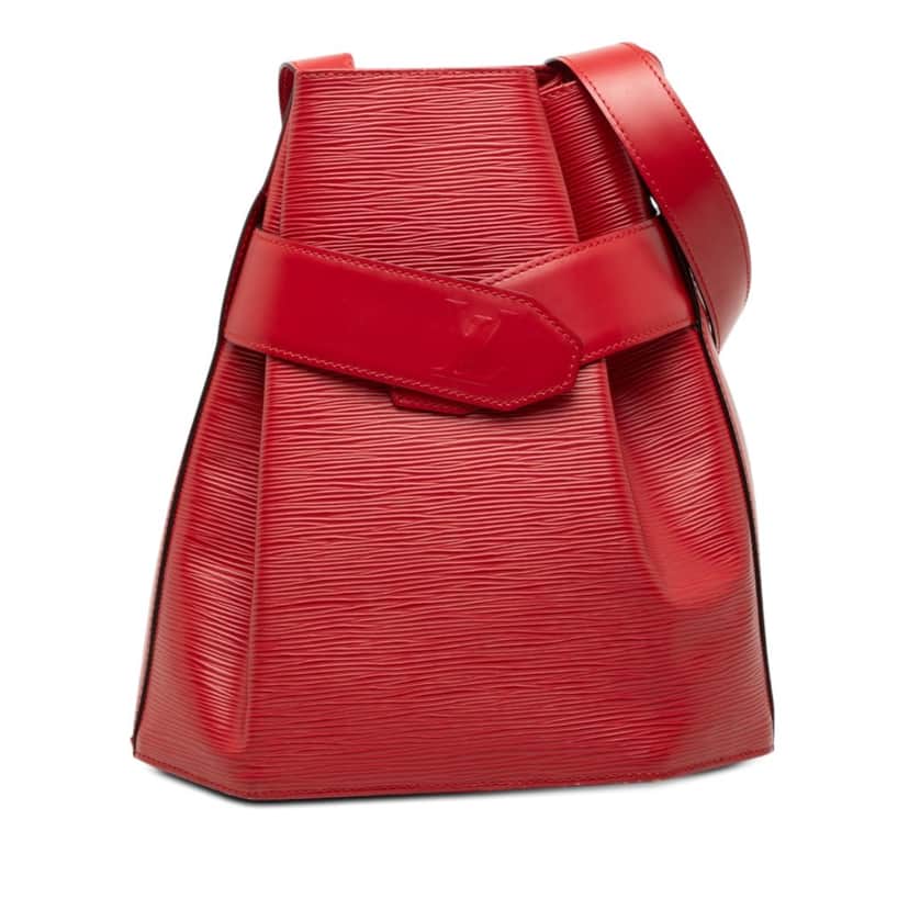 Louis Vuitton Epi Sac D Epaule PM Red Leather Very good condition - Front View