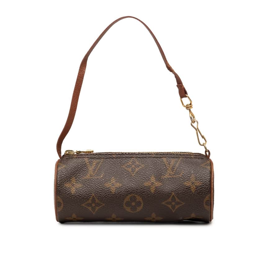Louis Vuitton Monogram Papillon Pochette Brown Good condition - Front View