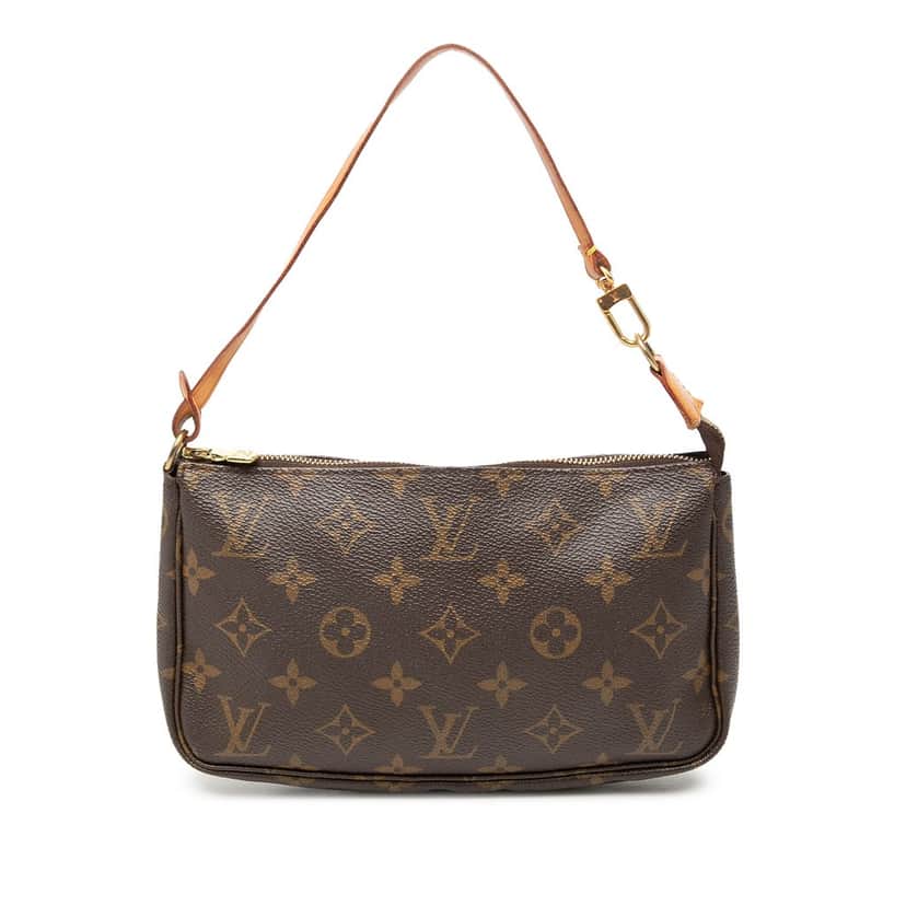 Louis Vuitton Monogram Pochette Accessoires Brown Very good condition - Front View
