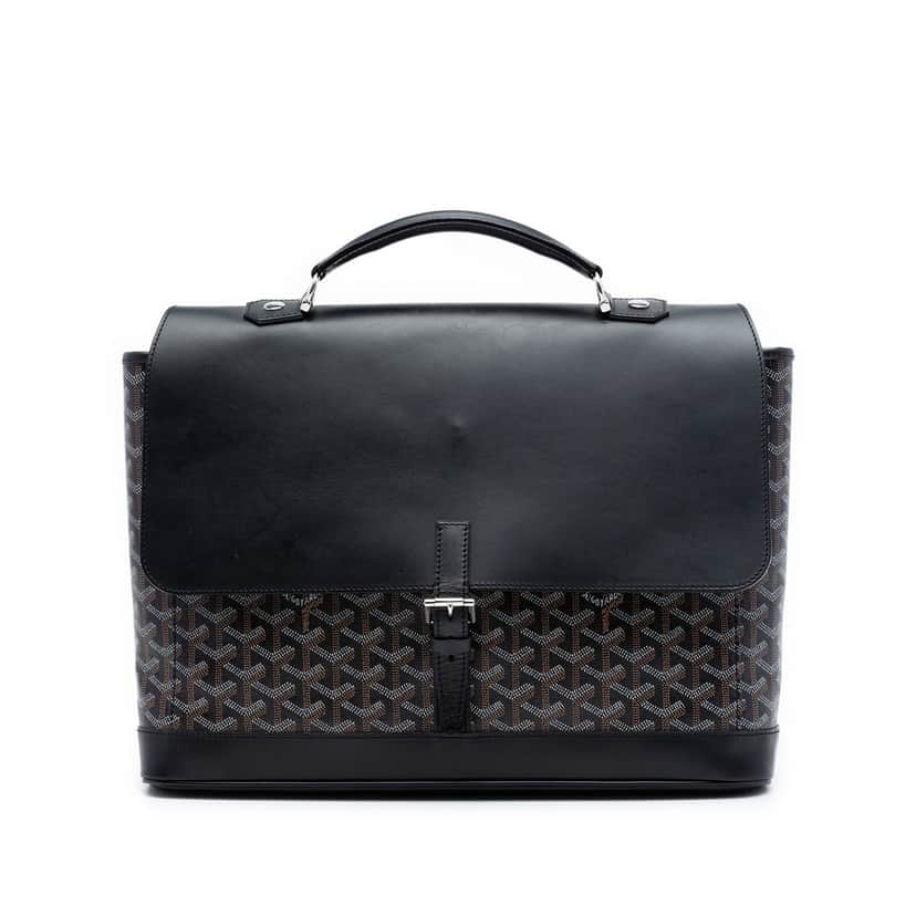 Goyard Goyardine Citadin Briefcase Black Very good condition - Front View