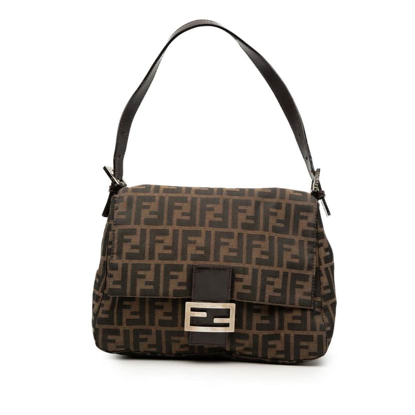 Fendi Zucca Canvas Mamma Forever Brown Good condition - Front View