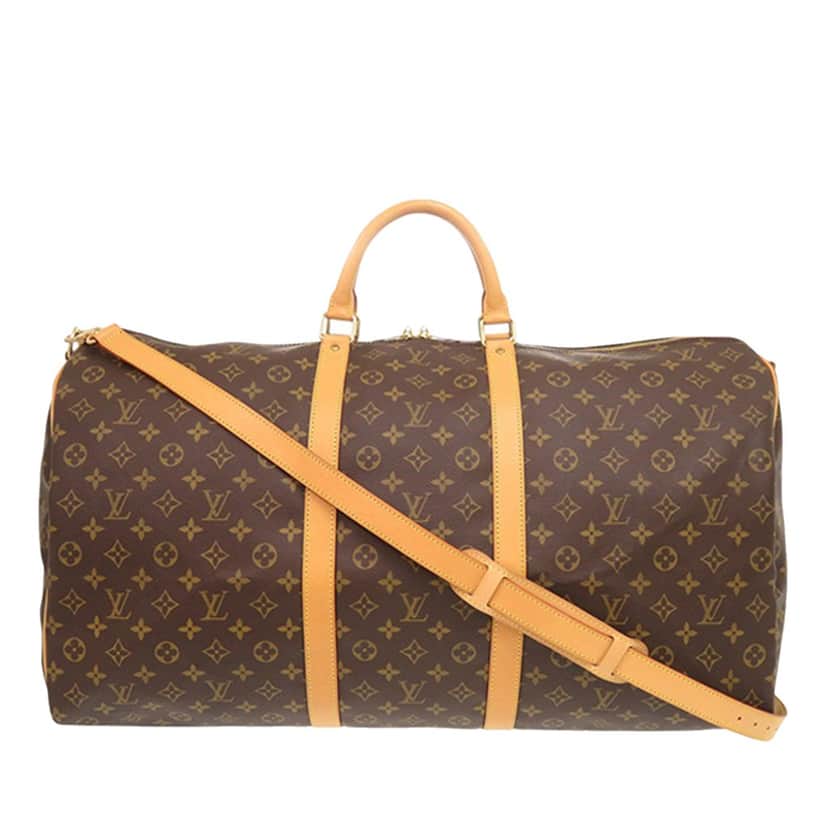Louis Vuitton Monogram Keepall Bandouliere 60 Brown Very good condition - Front View