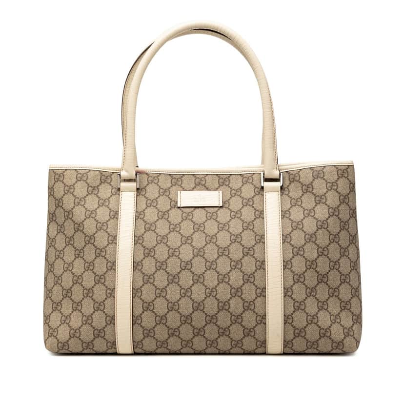 Gucci GG Supreme Joy Tote Beige Very good condition - Front View