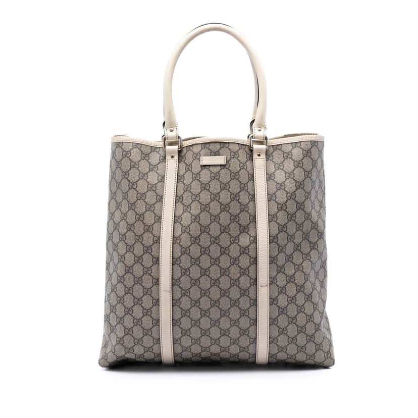 Gucci GG Supreme Joy Vertical Tote Beige Very good condition - Front View