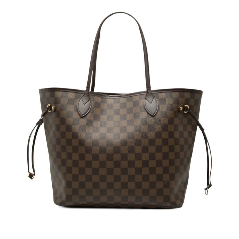 Louis Vuitton Damier Ebene Neverfull MM Brown Very good condition - Front View