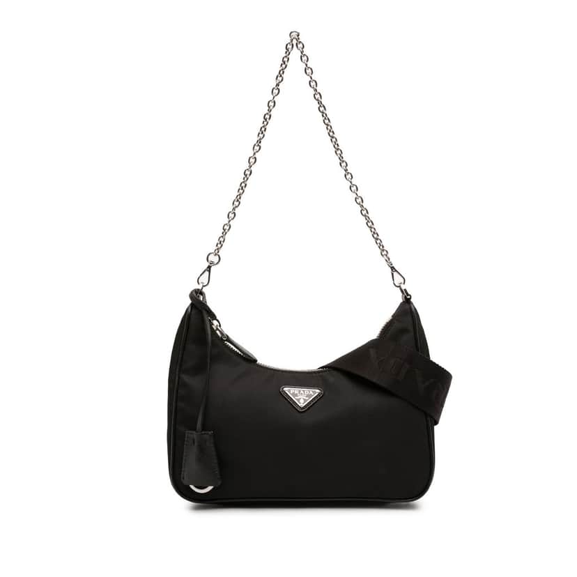 Prada Re Nylon Re Edition 2005 Satchel Black Very good condition - Front View