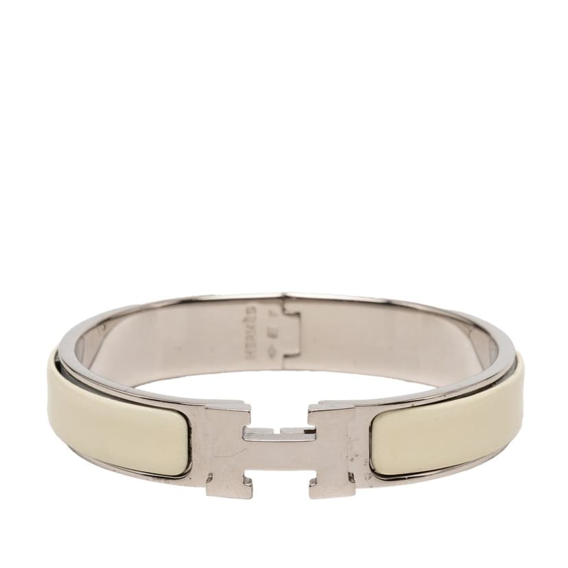 Hermès Narrow Enamel Clic H Bracelet PM