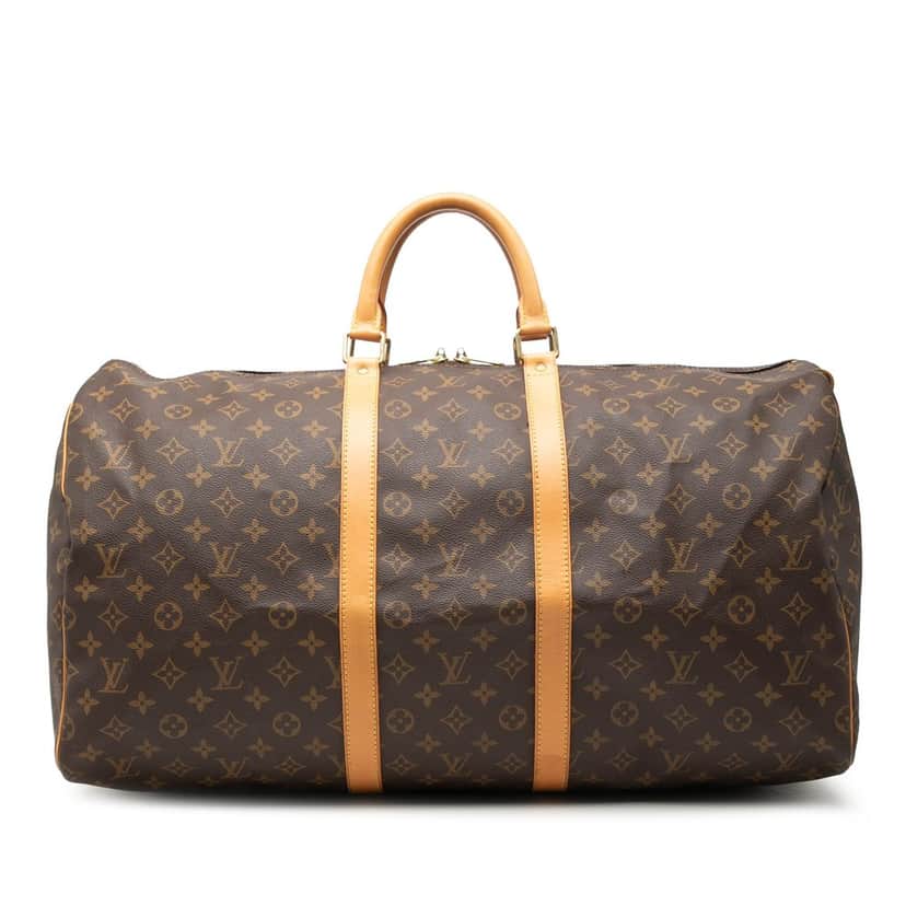 Louis Vuitton Monogram Keepall 55 Brown Very good condition - Front View