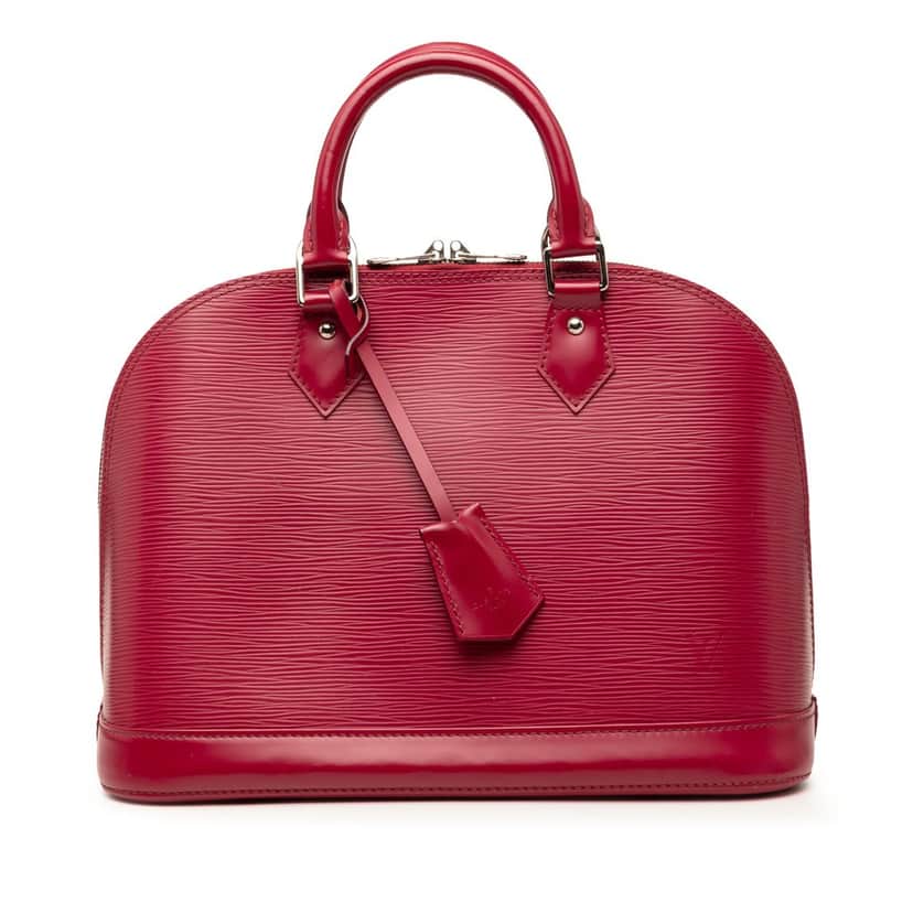 Louis Vuitton Epi Alma PM Pink Leather Very good condition - Front View