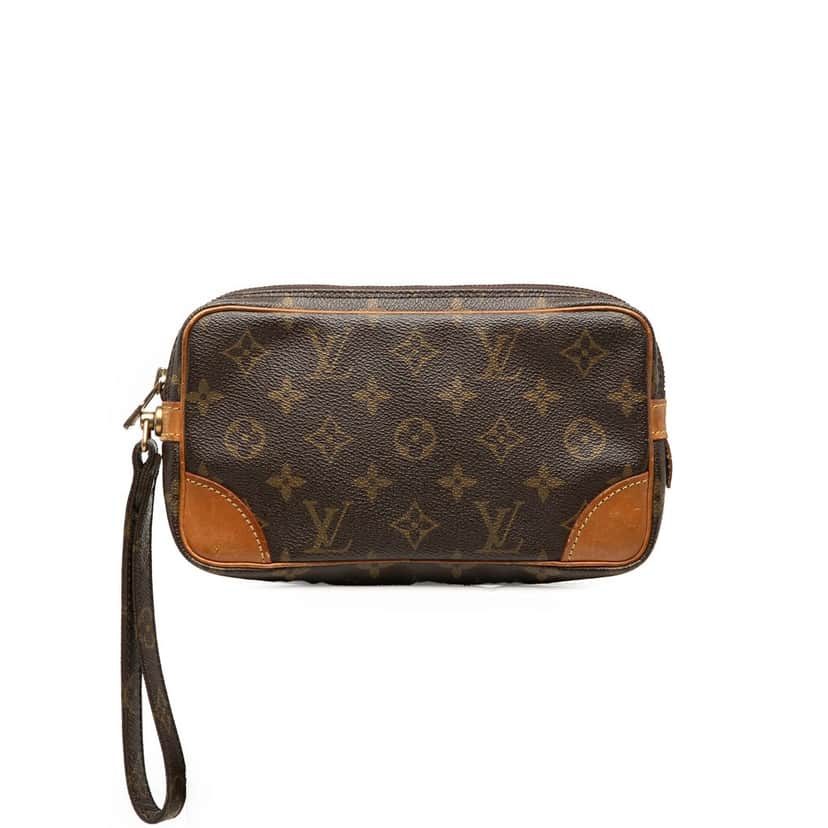 Louis Vuitton Monogram Marly Dragonne PM Brown Very good condition - Front View