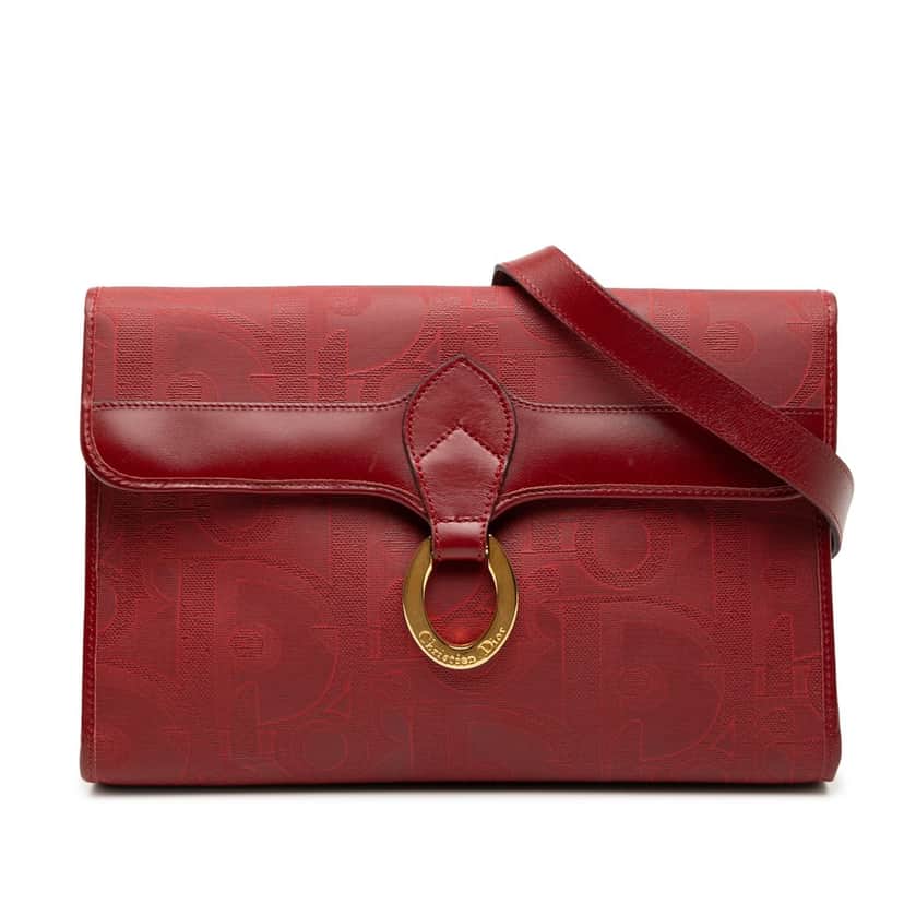 Dior Diorissimo Trotter Coated Canvas Crossbody