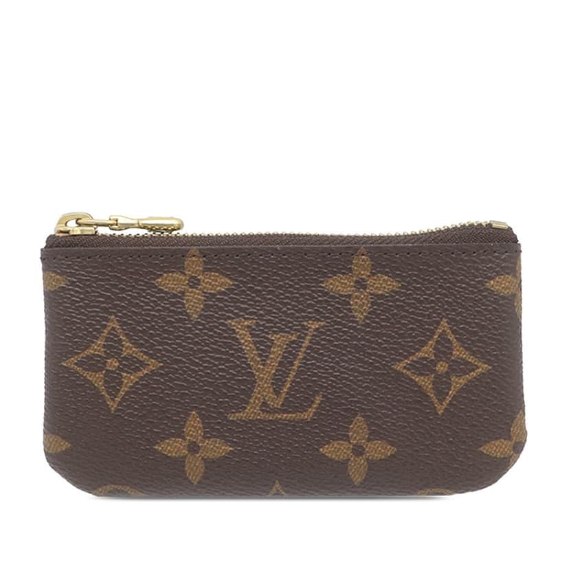 Louis Vuitton Monogram Key Pouch Brown Very good condition - Front View