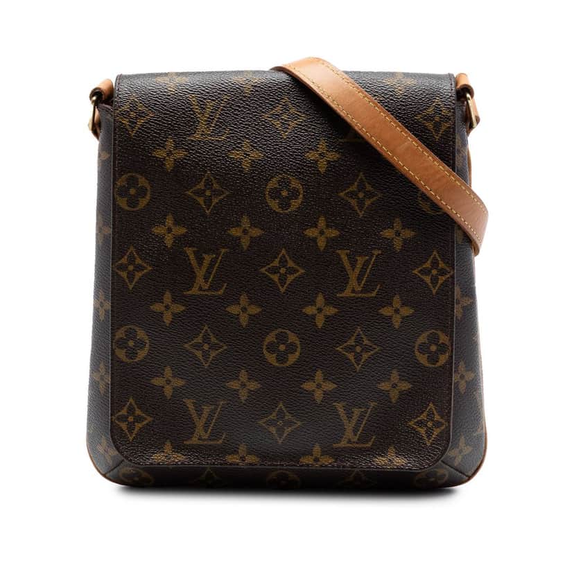 Louis Vuitton Monogram Musette Salsa PM Long Strap Brown Very good condition - Front View