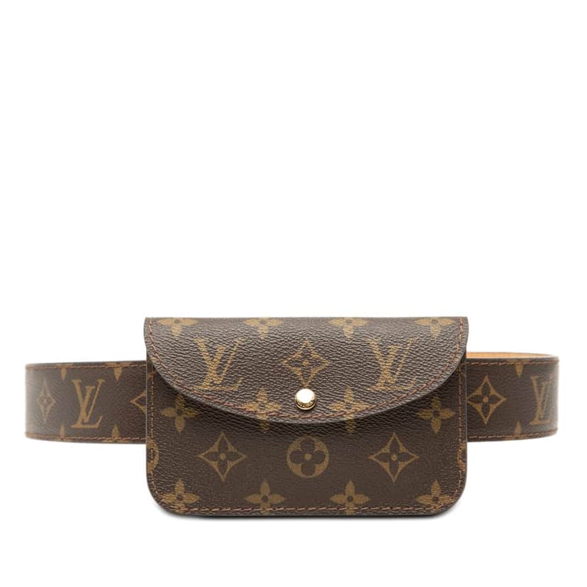 Louis Vuitton Monogram Ceinture Pochette Solo Brown Very good condition - Front View