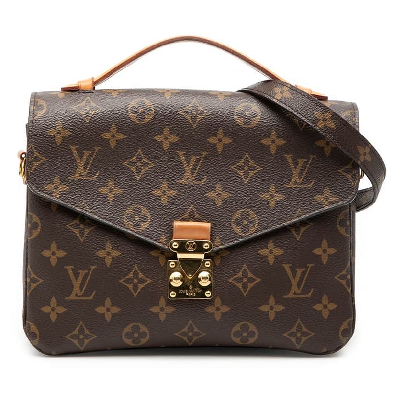 Louis Vuitton Monogram Pochette Metis Brown Very good condition - Front View