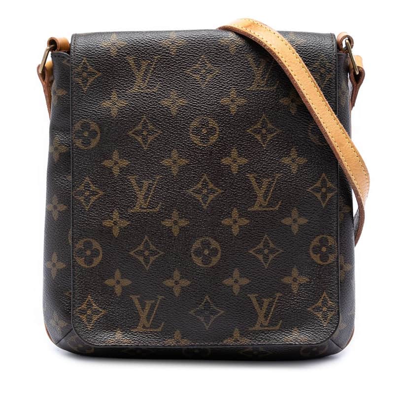 Louis Vuitton Monogram Musette Salsa PM Long Strap Brown Very good condition - Front View