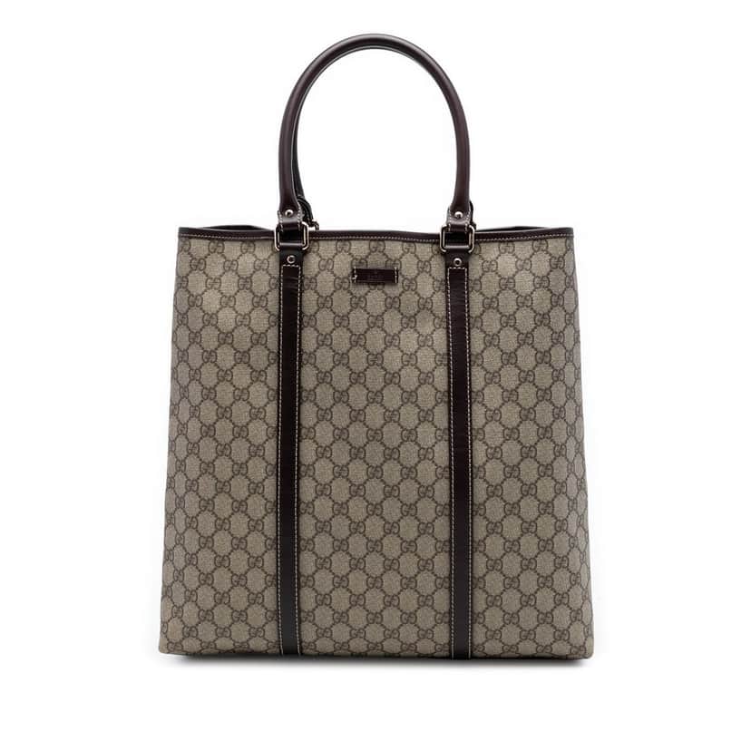 Gucci GG Supreme Joy Vertical Tote Beige Very good condition - Front View