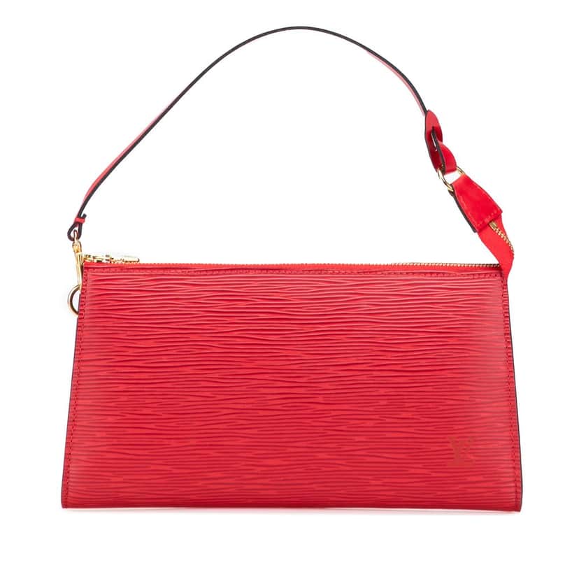 Louis Vuitton Epi Pochette Accessoires Red Leather Very good condition - Front View