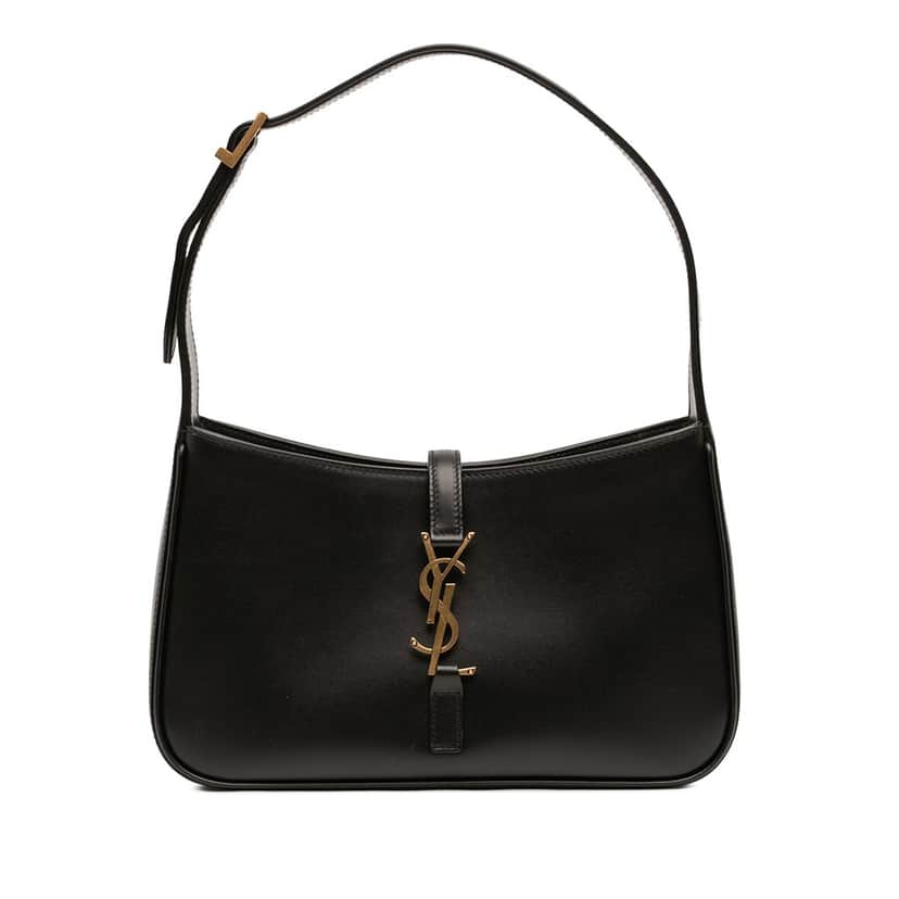 Saint Laurent Smooth Calfskin Le 5 a 7 Black Leather Very good condition - Front View