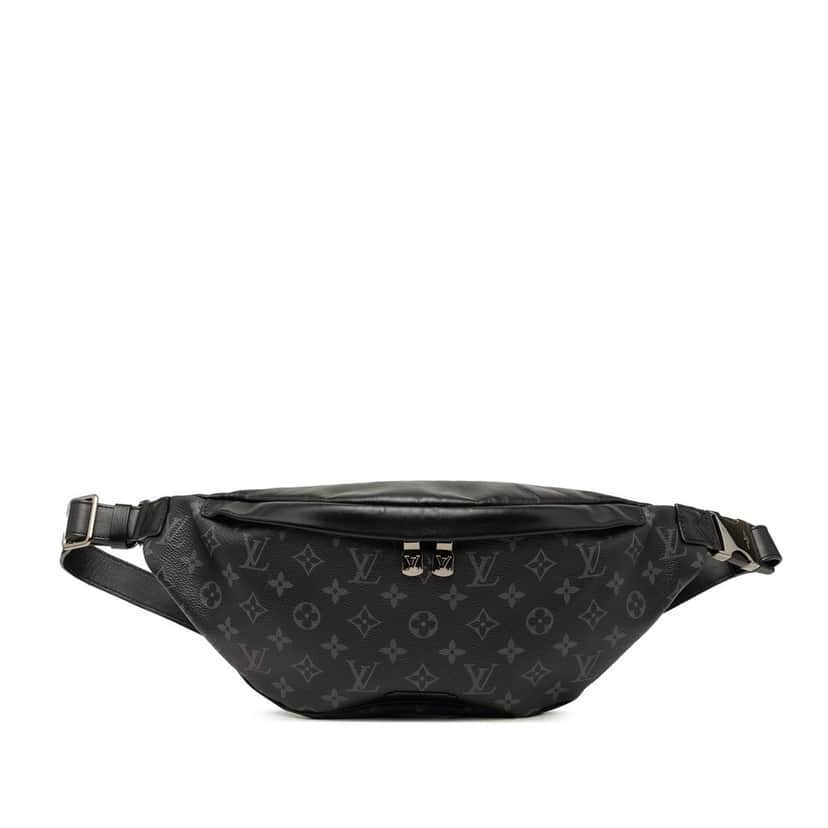 Louis Vuitton Monogram Eclipse Discovery Bumbag PM Black Very good condition - Front View