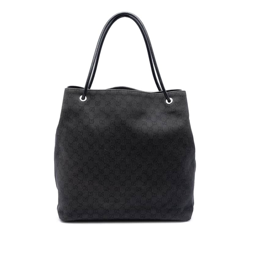 Gucci Large GG Denim Gifford Tote Other Very good condition - Front View